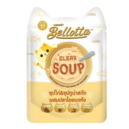 Bellotta creamy soup 40 gm Chicken & Tuna Extract Mix Katsubushi