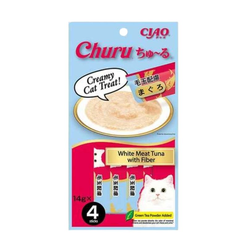 CIAO Chu-ru White Meat Tuna with Fiber CIAO Chu-ru White Meat Tuna with Fiber