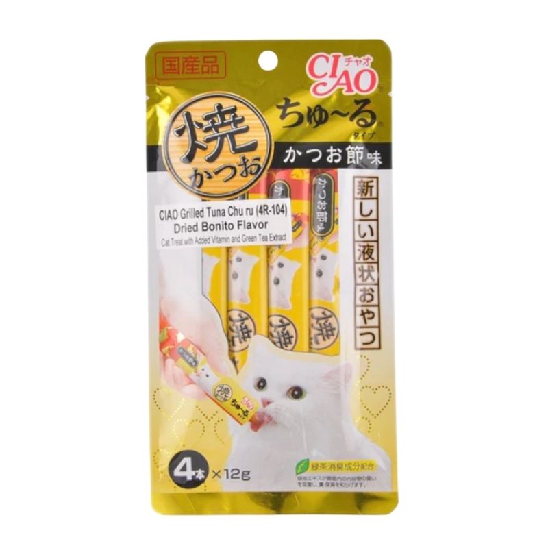 CIAO Grilled Tuna Chu-ru Dried Bonito Flavour CIAO Grilled Tuna Chu-ru Dried Bonito Flavour