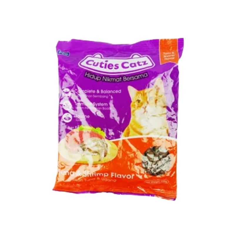 Cuties Catz Dry Cat Food Tuna And Shrimp Flavour 350gm Cuties Catz Dry Cat Food Tuna And Shrimp Flavour 350gm