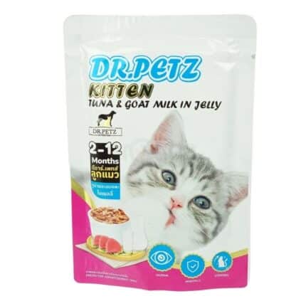 DR. PETZ Kitten Tuna & Goat Milk In Jelly 70gm