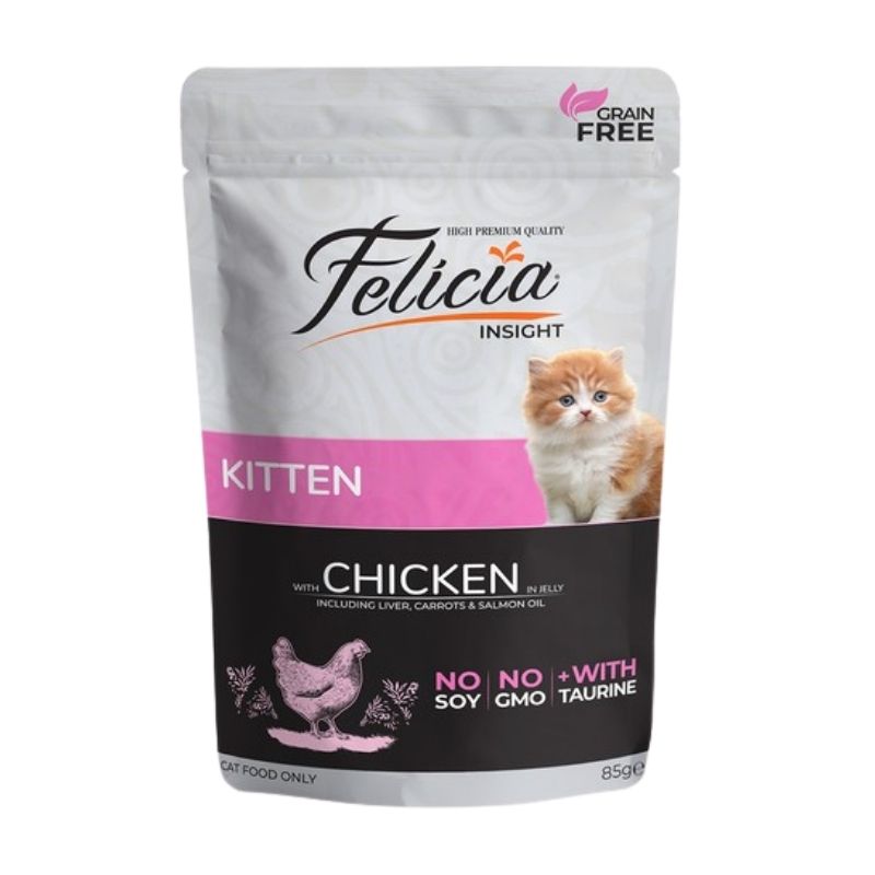 Felicia For Kitten With Chicken - 85g Pouch Felicia For Kitten With Chicken - 85g Pouch