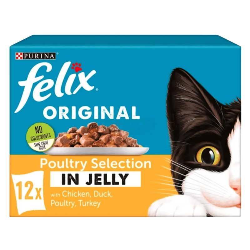 Felix Original Duck In Jelly - 100g Pouch Felix Original Duck In Jelly - 100g Pouch