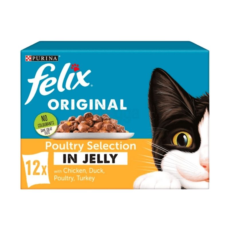 Felix Original Poultry In Jelly - 100g Pouch Felix Original Poultry In Jelly - 100g Pouch