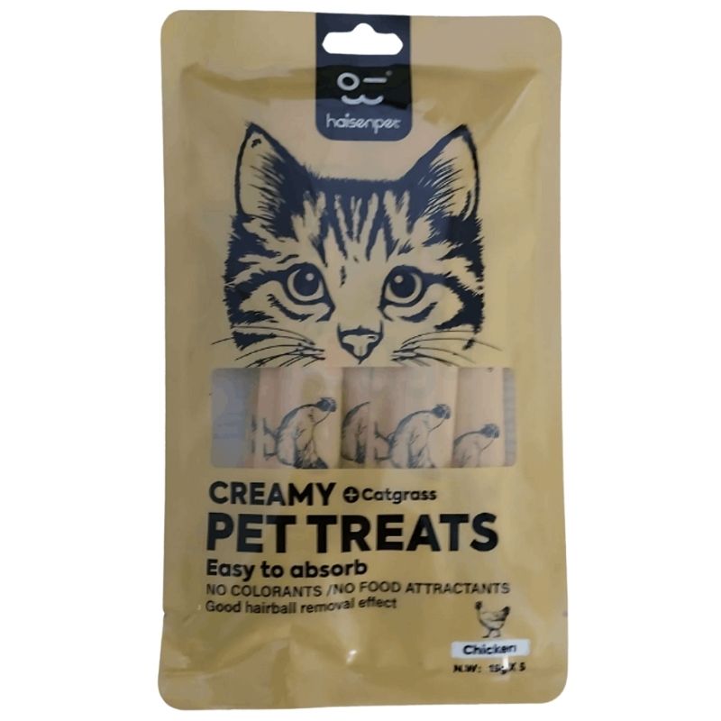 Haisenpet Premium Creamy Treat Chicken Flavour (15×5) gm Haisenpet Premium Creamy Treat Chicken Flavour (15×5) gm