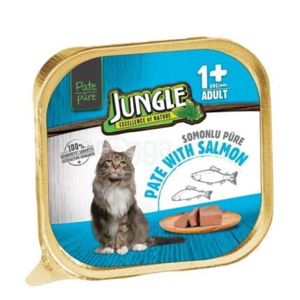 Jungle Adult Cat Food Pate With Salmon - 100g Pate
