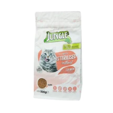Jungle Adult Dry Cat Food Salmon 500gm