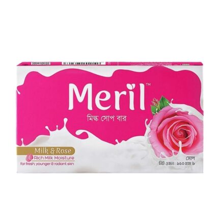 Meril Milk & Rose Soap Bar 150gm