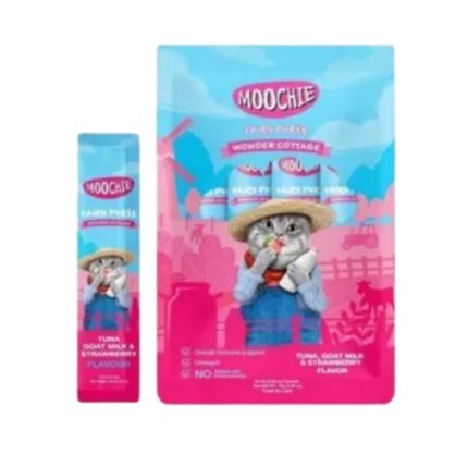 Moochie Fairy Puree Creamy Treat for Cats and Kittens Tuna & Truffle Flavor (25x15g)
