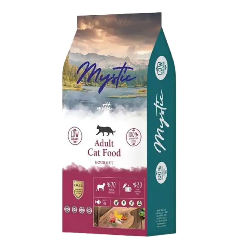 Mystic Low Grain Adult Sterilized Gourmet Dry Cat Food 1.5Kg Mystic Low Grain Adult Sterilized Gourmet Dry Cat Food 1.5Kg