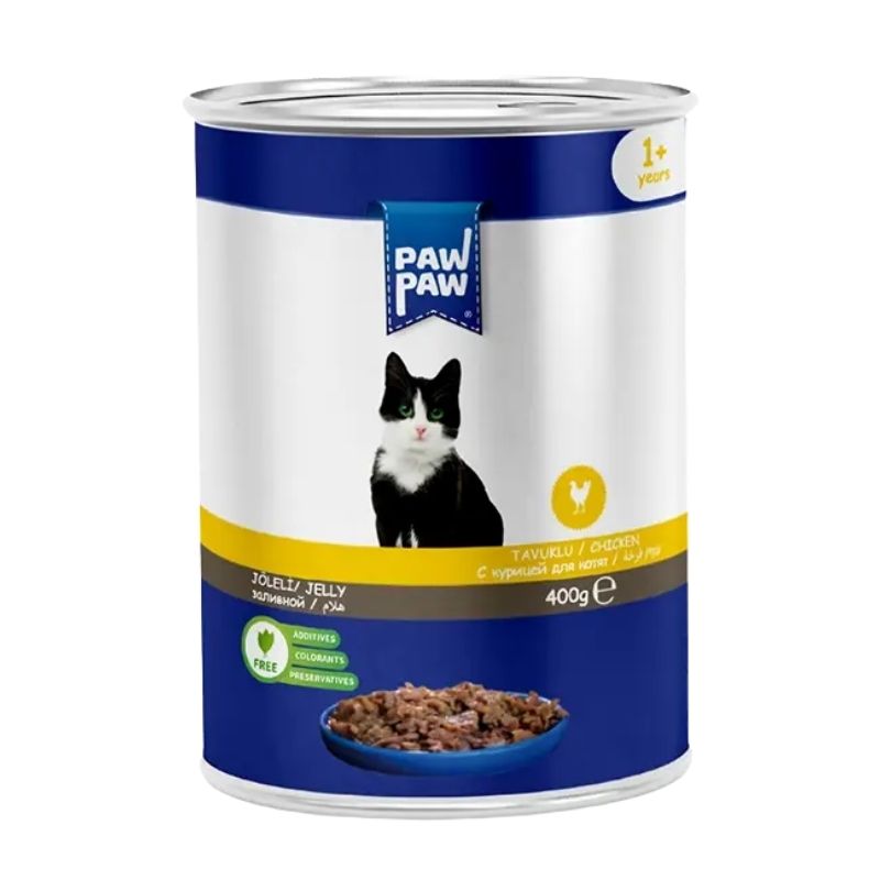 Paw Paw Adult Cat Food 400g Can Chicken Paw Paw Adult Cat Food 400g Can Chicken