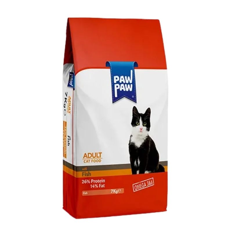 Paw Paw Adult Cat Food Fish - 1.5kg Pack Paw Paw Adult Cat Food Fish - 1.5kg Pack