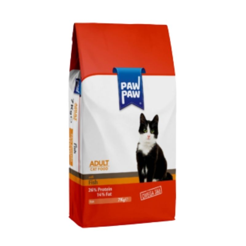 Paw Paw Adult Cat Food Fish - 1kg Pack Paw Paw Adult Cat Food Fish - 1kg Pack