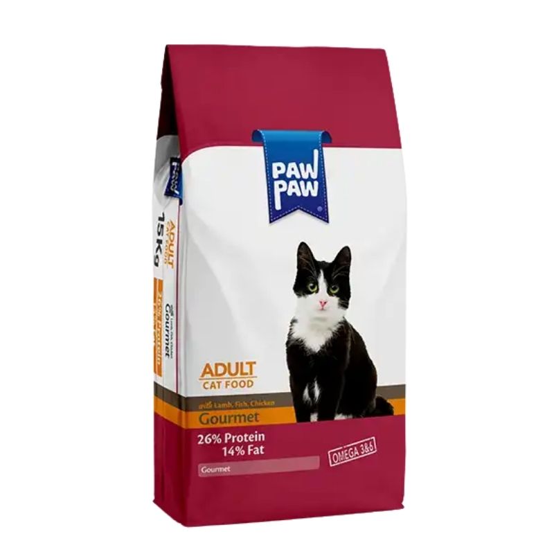 Paw Paw Cat Food Gourmet - 1kg Pack Paw Paw Cat Food Gourmet - 1kg Pack