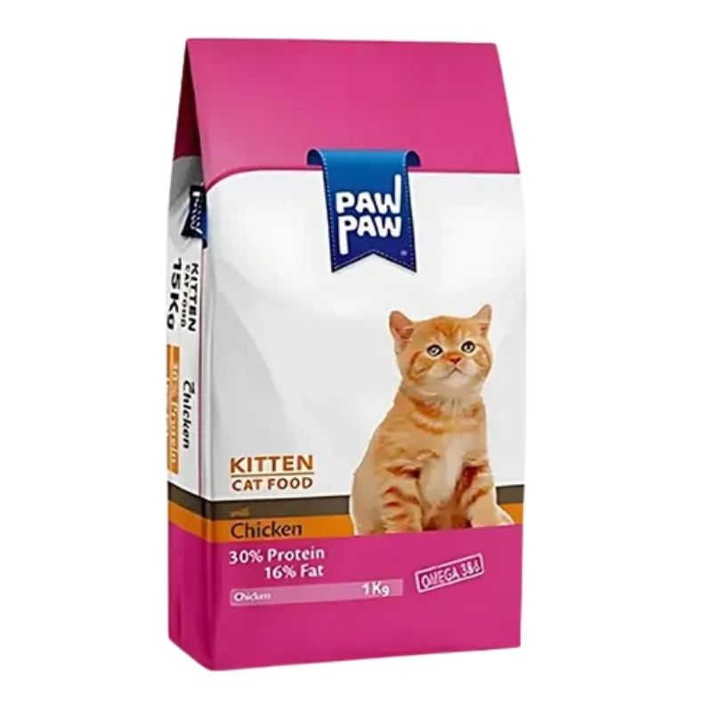 Paw Paw Kitten Cat Food Chicken - 1.5kg Pack Paw Paw Kitten Cat Food Chicken - 1.5kg Pack