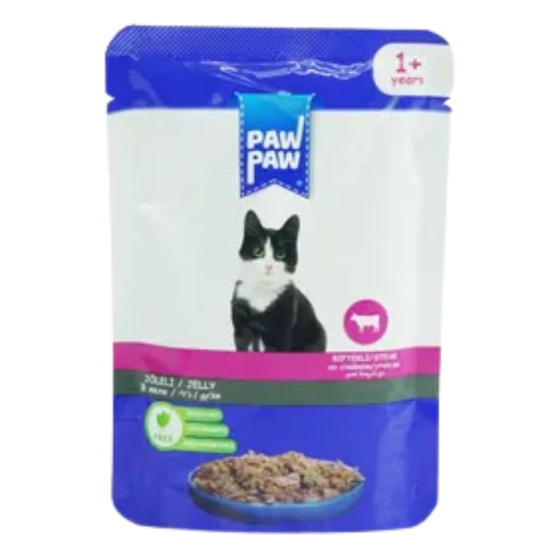 Paw Paw Pouch Adult Beef 85gm Paw Paw Pouch Adult Beef 85gm