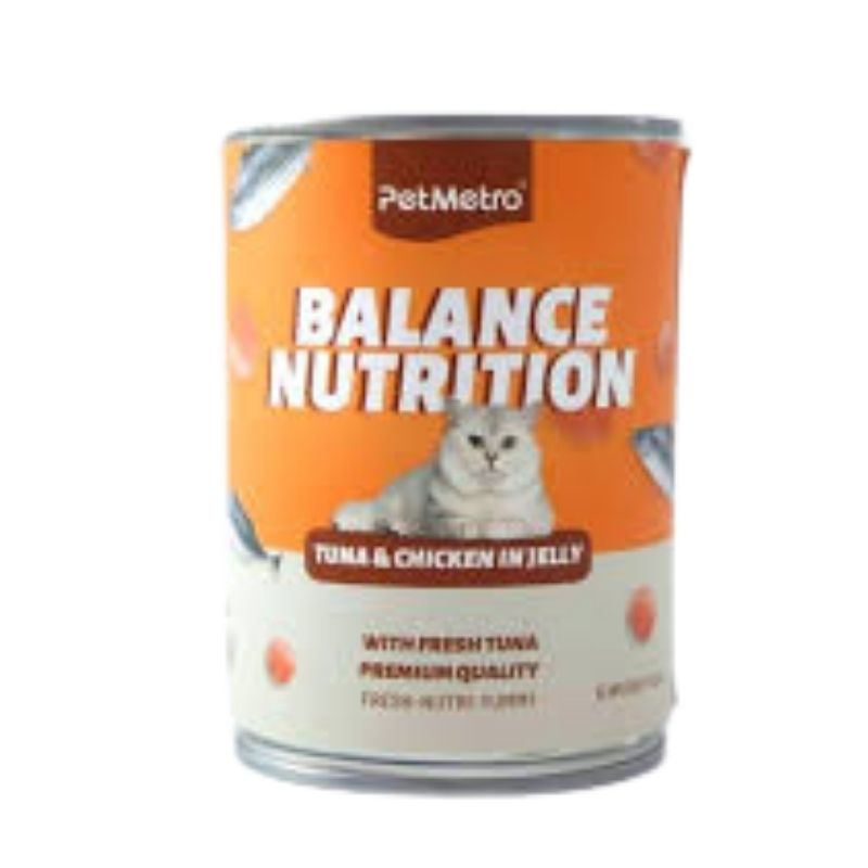 Pet Metro Cat Can Food Tuna & Chicken In Jelly 430gm Pet Metro Cat Can Food Tuna & Chicken In Jelly 430gm
