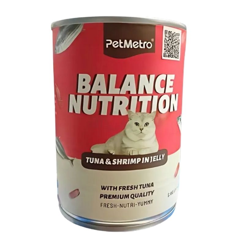 Pet Metro Cat Can Food Tuna & Shrimp In Jelly 430gm Pet Metro Cat Can Food Tuna & Shrimp In Jelly 430gm