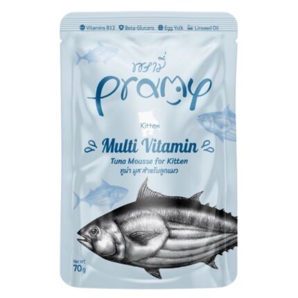 Pramy MULTIVITAMIN Pouch Tuna Moussefor Kitten 70gm