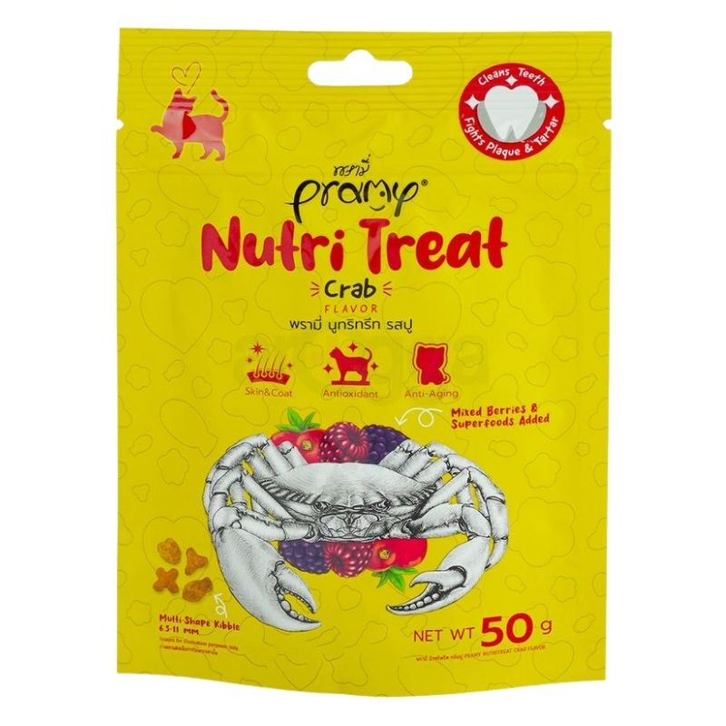 Pramy Nutri Treat Dr yCat Treat Crab 50gm Pramy Nutri Treat Dr yCat Treat Crab 50gm