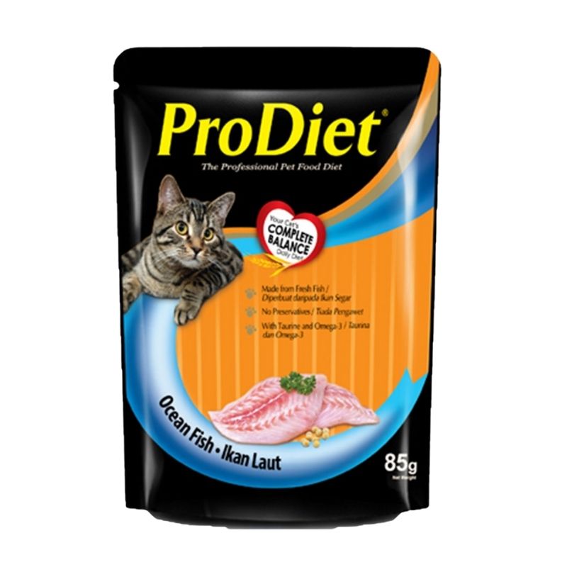 Prodiet Adult Cat Food With Ocean Fish - 85g Pouch Prodiet Adult Cat Food With Ocean Fish - 85g Pouch