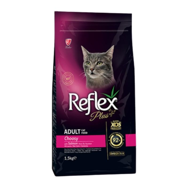 Reflex Plus Adult Cat Food Choosy Salmon 1.5kg Reflex Plus Adult Cat Food Choosy Salmon 1.5kg