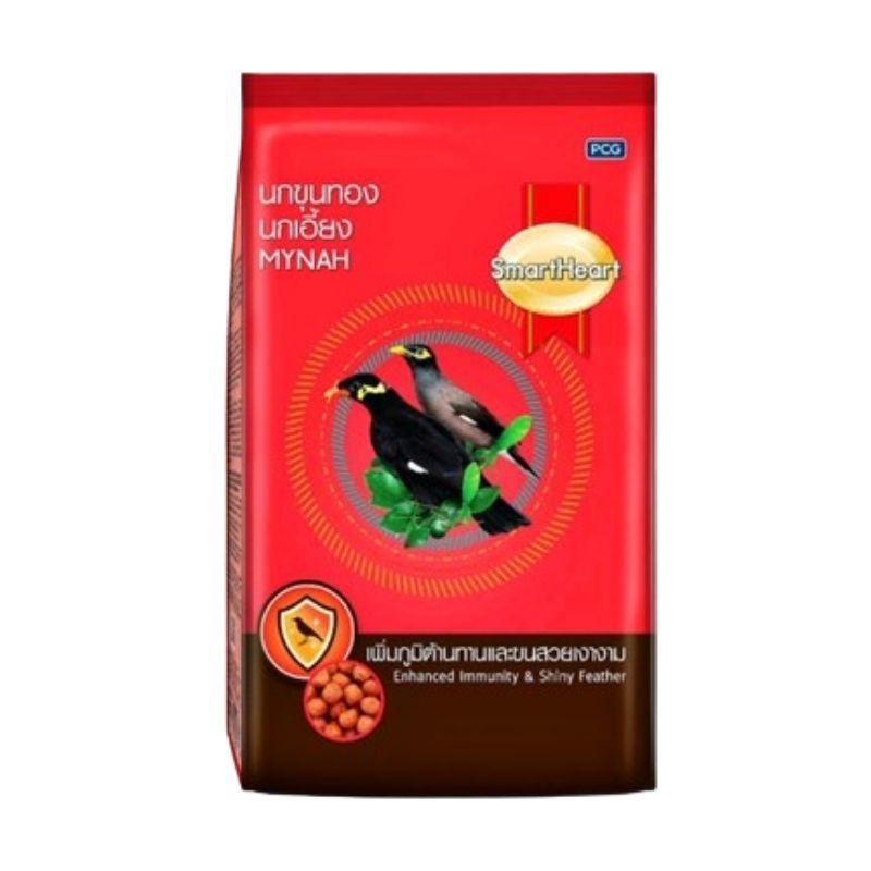 Smart Heart Bird Food Mynah - 400g Pouch Smart Heart Bird Food Mynah - 400g Pouch