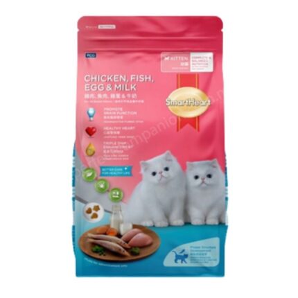 Smart Heart Kitten Food Chicken, Fish, Egg & Milk - 1.1kg Pack