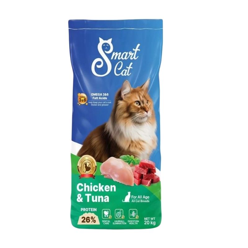 SmartCat Dry Cat Food Chicken & Tuna 1KG SmartCat Dry Cat Food Chicken & Tuna 1KG