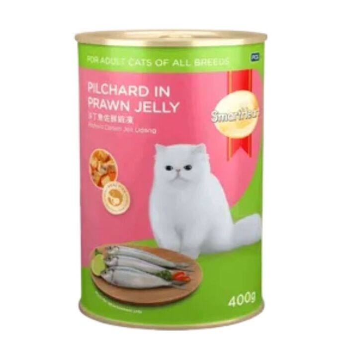 Smartheart Adult Cat Food Tuna & Sardine In Jelly - 400g Can