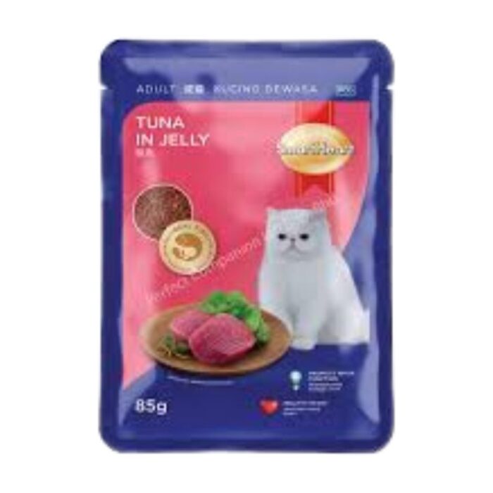 Smartheart Cat Pouch Adult Tuna in Jelly 85g