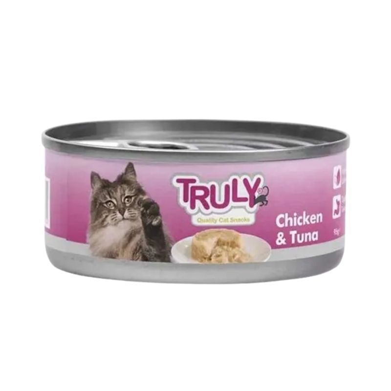 Truly Cat Food Can Chicken and Tuna 95gm Truly Cat Food Can Chicken and Tuna 95gm