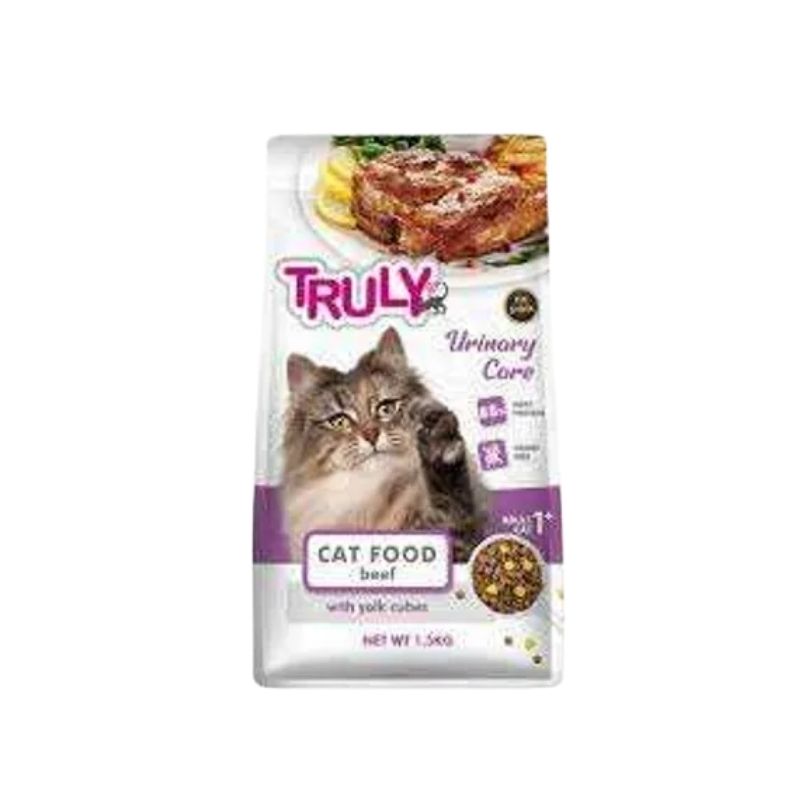 Truly Urinary Care Adult Dry Cat Food Beef Flavour 1.5kg Truly Urinary Care Adult Dry Cat Food Beef Flavour 1.5kg