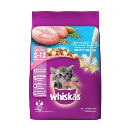 WHISKAS Dry Cat Food Kitten Ocean Fish 1.1Kg Cat Dry Food