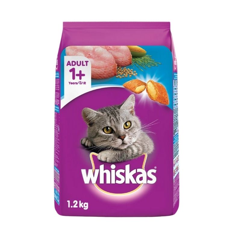 WHISKAS Ocean Fish Adult 1+ Cat Food 1.2KG WHISKAS Ocean Fish Adult 1+ Cat Food 1.2KG
