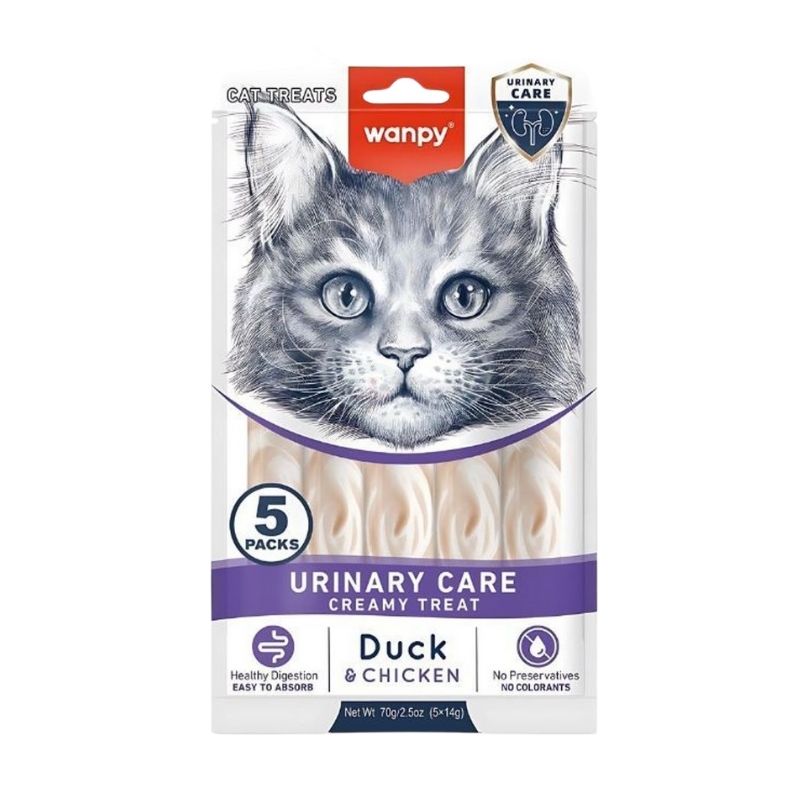 Wanpy Creamy Treat Urinary Care Duck & Chicken (5_14gm) Wanpy Creamy Treat Urinary Care Duck & Chicken (5_14gm)