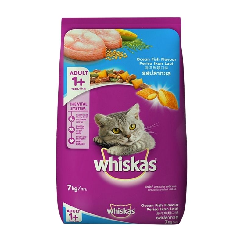 Whiskas Adult Cat Food Ocean Fish 7 kg Whiskas Adult Cat Food Ocean Fish 7 kg