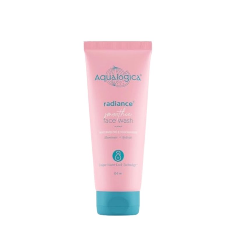 Aqualogica Radiance+ Smoothie Face Wash with Watermelon & Niacinamide for Clear & Oil-Free Skin 100ml Aqualogica Radiance+ Smoothie Face Wash with Watermelon & Niacinamide for Clear & Oil-Free Skin 100ml