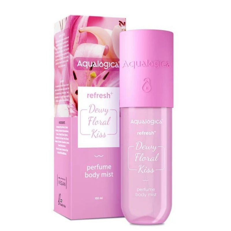 Aqualogica Refresh+ Dewy Floral Kiss Perfume Body Mist 150ml Aqualogica Refresh+ Dewy Floral Kiss Perfume Body Mist 150ml