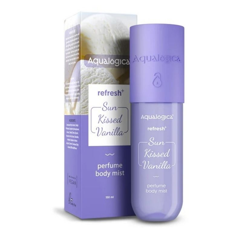 Aqualogica Refresh+ Sun Kissed Vanilla Perfume Body Mist 150ml Aqualogica Refresh+ Sun Kissed Vanilla Perfume Body Mist 150ml