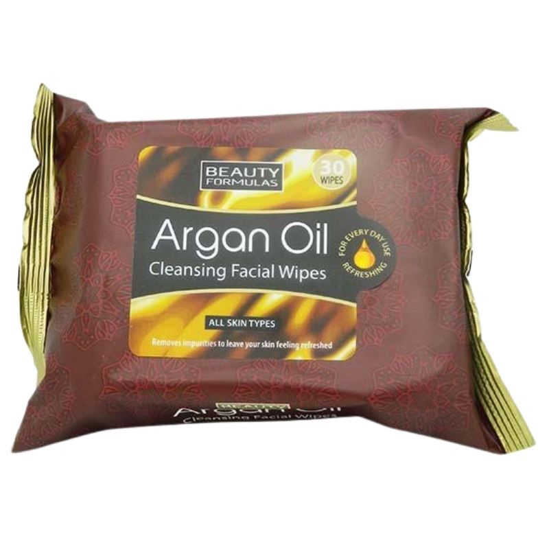 Beauty Formulas Argan Oil Cleansing Facial 30 Wipes Beauty Formulas Argan Oil Cleansing Facial 30 Wipes