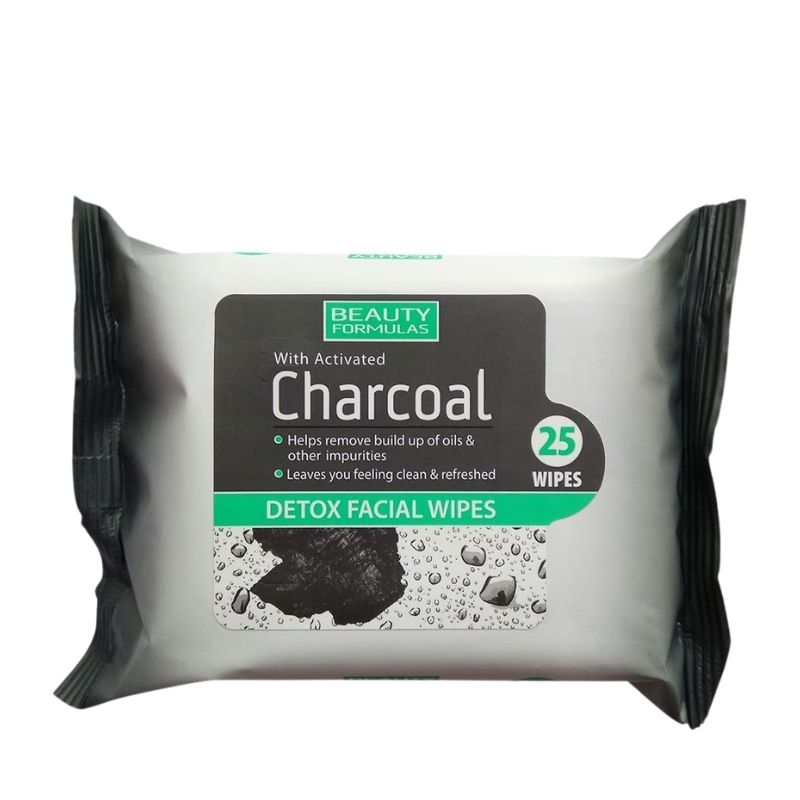 Beauty Formulas Charcoal Detox Facial 25 Wipes Beauty Formulas Charcoal Detox Facial 25 Wipes