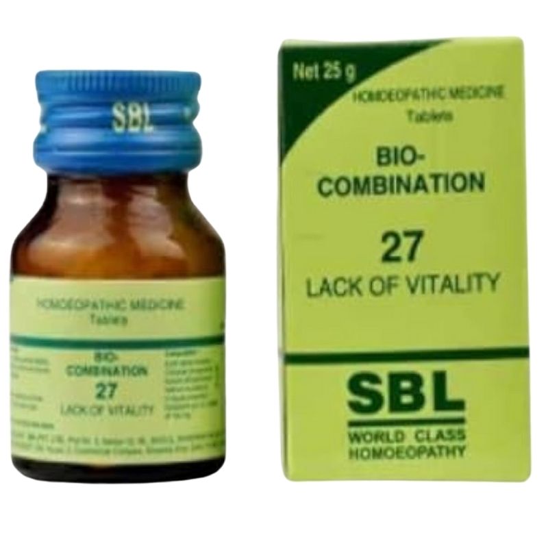 Bio-Combination 27 Lack Of Vitality 25gm Bio-Combination 27 Lack Of Vitality 25gm