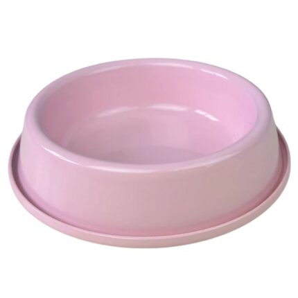 Cat Feeding Plate Pink - Small Size Piece