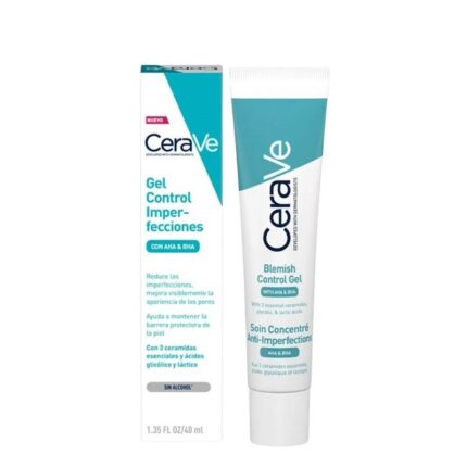 Cerave AHA BHA Blemish Control Gel 40ml (UK Version)