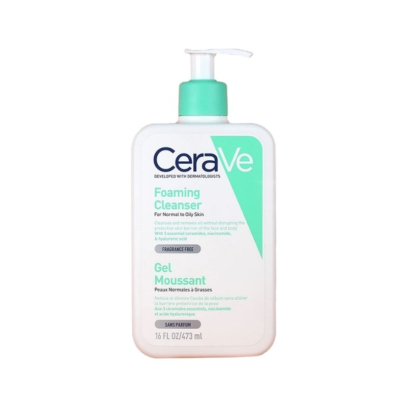 Cerave Foaming Cleanser for Normal to Oily Skin 473ml Cerave Foaming Cleanser for Normal to Oily Skin 473ml