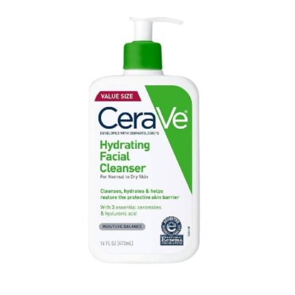 Cerave Hydrating Facial Cleanser For Normal To Dry Skin – 473 ml
