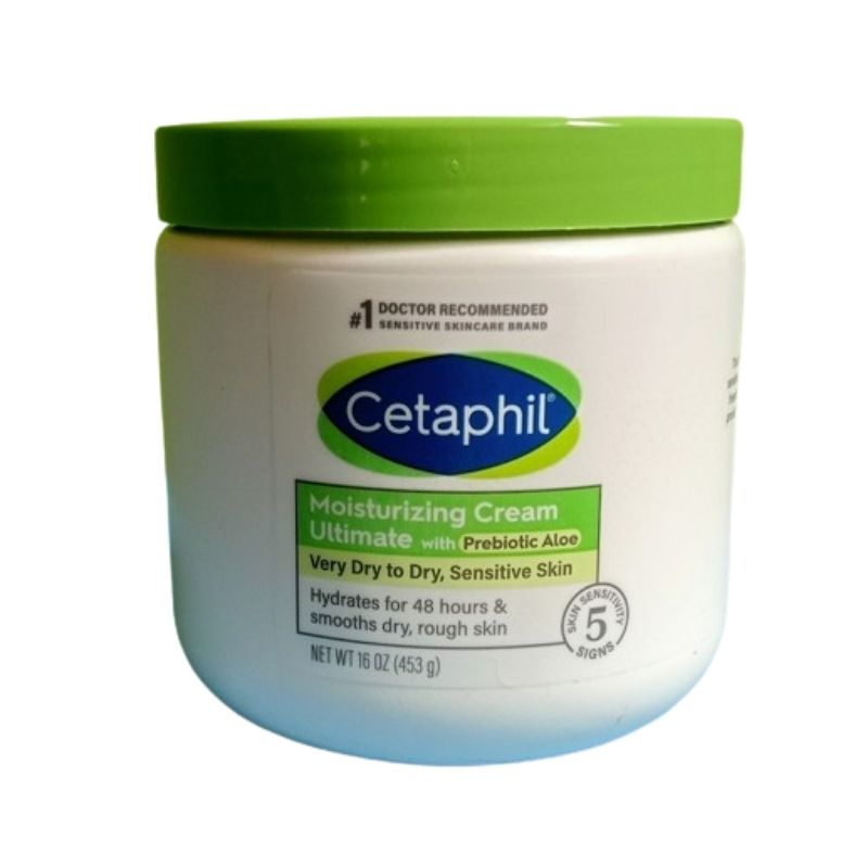 Cetaphil Moisturizing Cream Ultimate With Prebiotic Aloe 453g Very Dry to Dry Sensitive Skin Cetaphil Moisturizing Cream Ultimate With Prebiotic Aloe 453g Very Dry to Dry Sensitive Skin