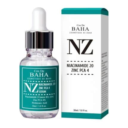 Cos De BAHA Niacinamide 20% + Zinc 4% Serum For Face (NZ) 30ml