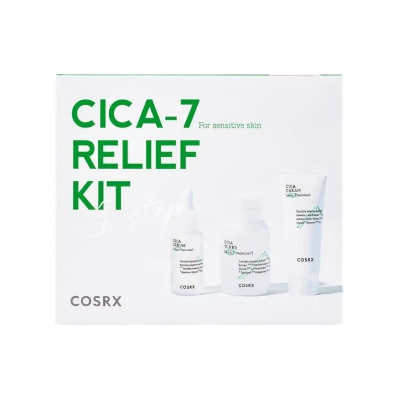 Cosrx CICA-7 Relief Kit (3 Step) Cosrx CICA-7 Relief Kit (3 Step)